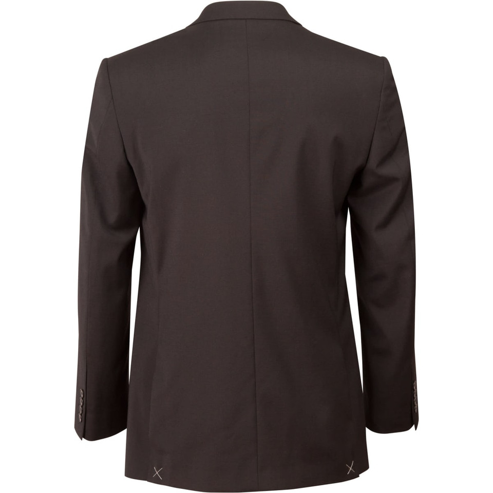Men's Two Buttons Jacket in Wool Stretch