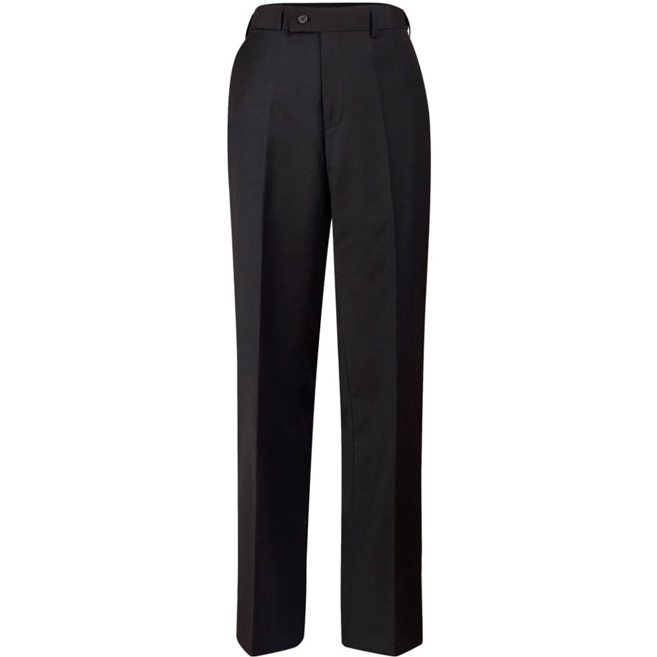 Men's Wool Blend Stretch Flexi Waist Pants