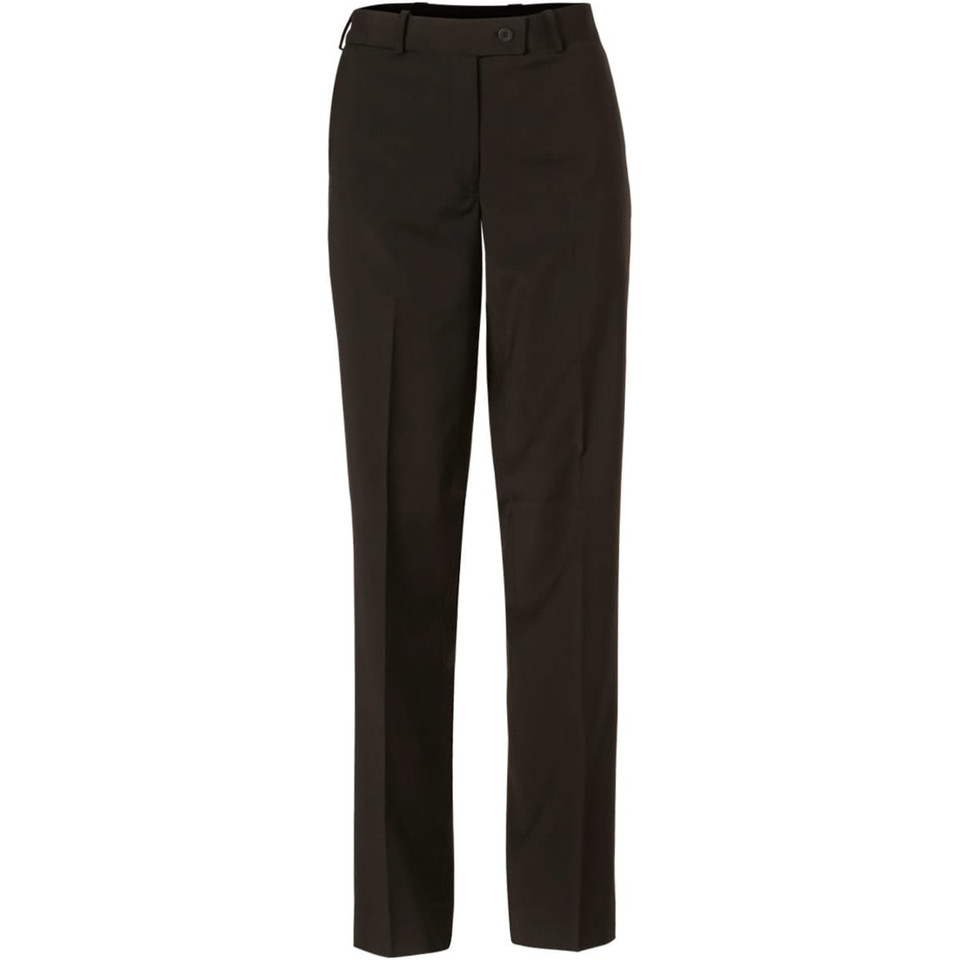 Women's Slim Leg Flexi Waist Pants in Wool Stretch