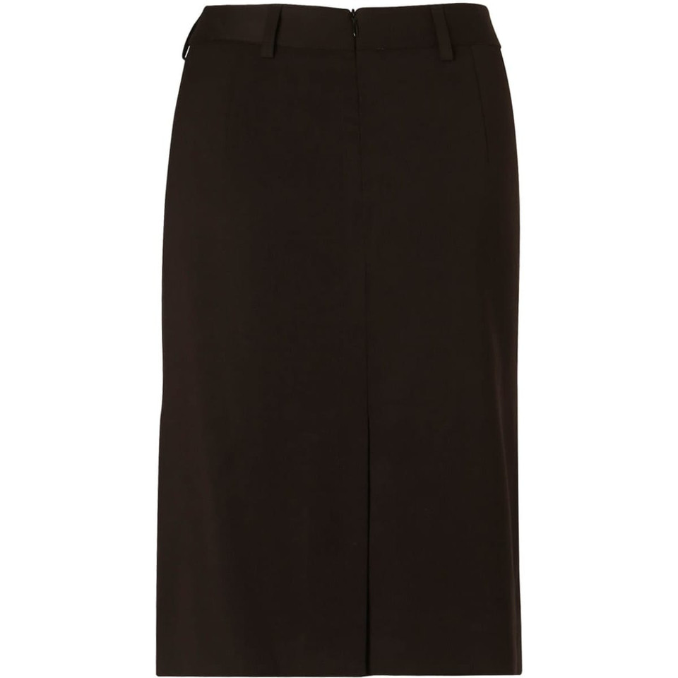Women's Mid Length Lined Pencil Skirt in Poly/Viscose Stretch