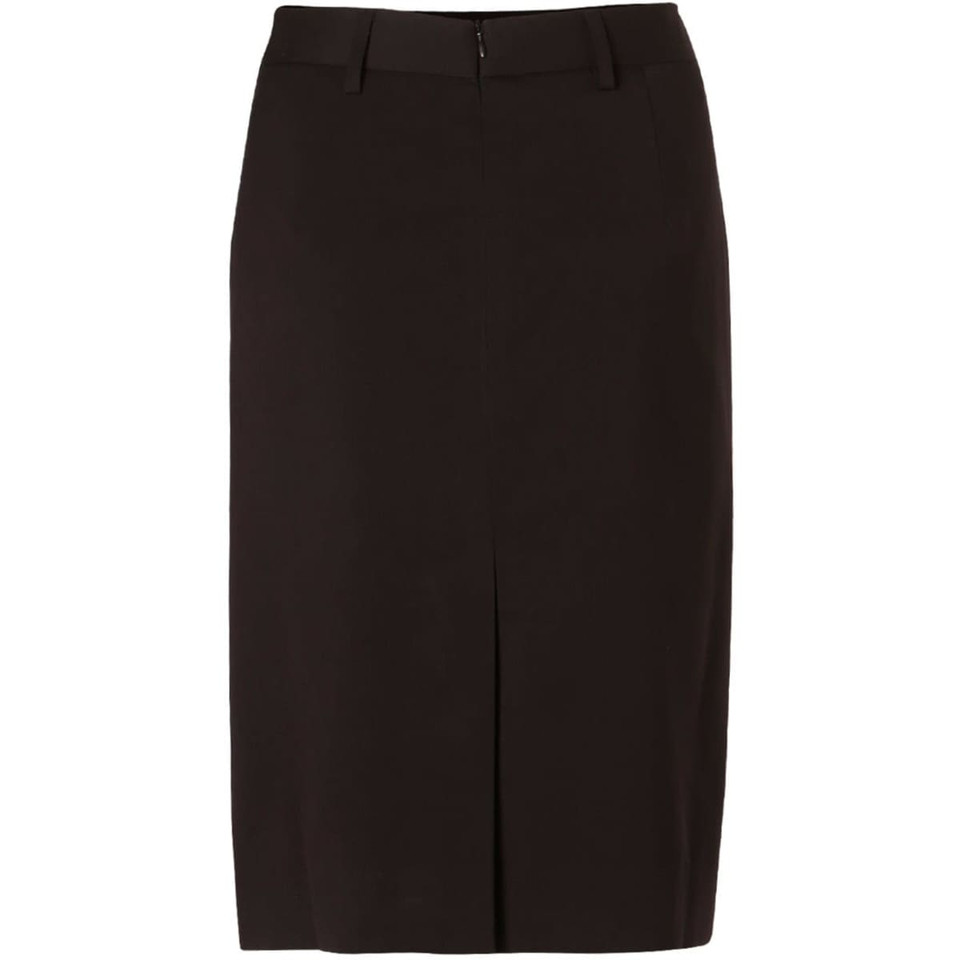 Women's Mid Length Lined Pencil Skirt in Poly/Viscose Stretch