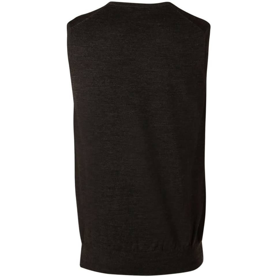 Men's 100% Merino Wool V Neck Vest