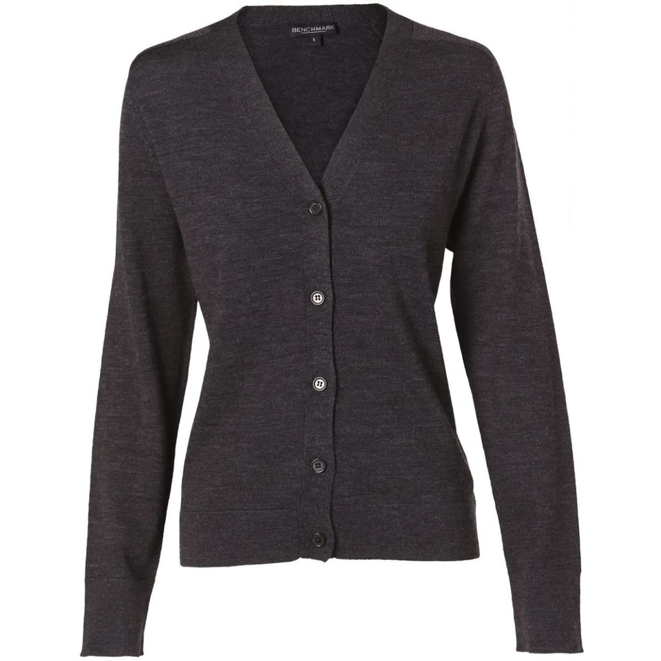 Women's 100% Merino Wool L/S Cardigan