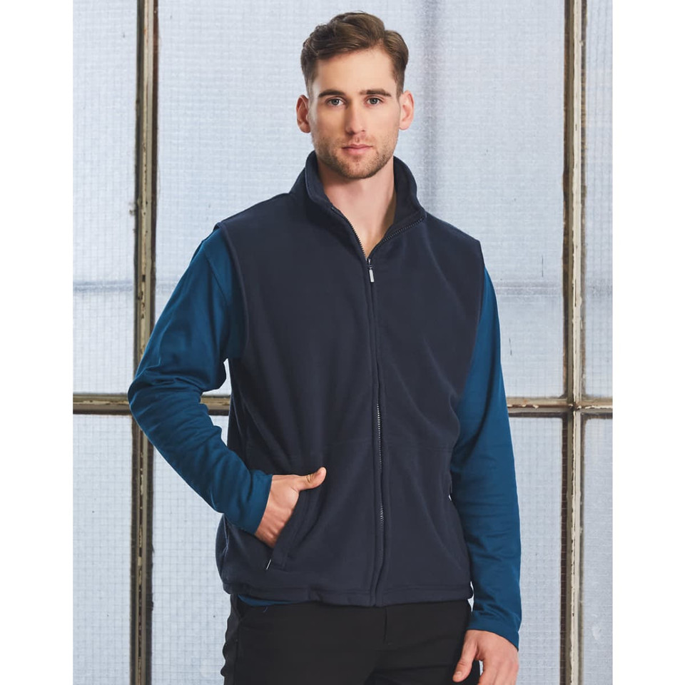 Unisex Polar Fleece Vest.