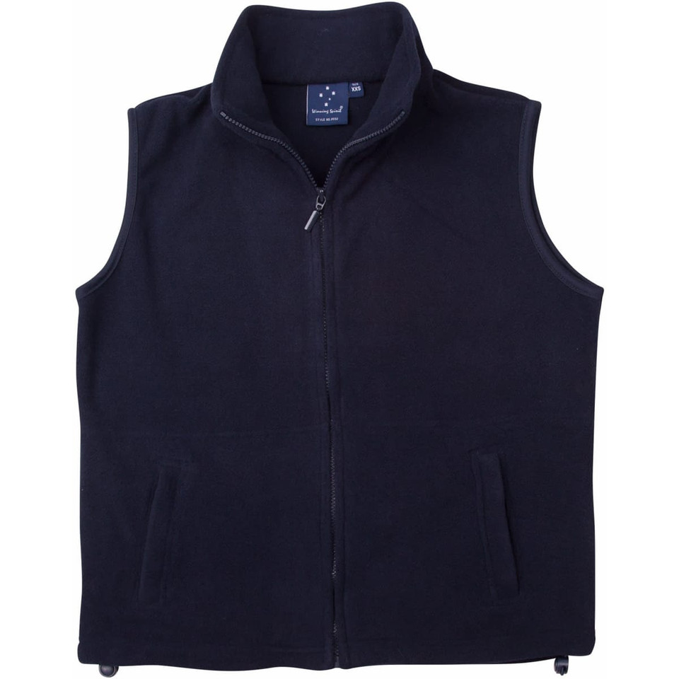 Unisex Polar Fleece Vest.