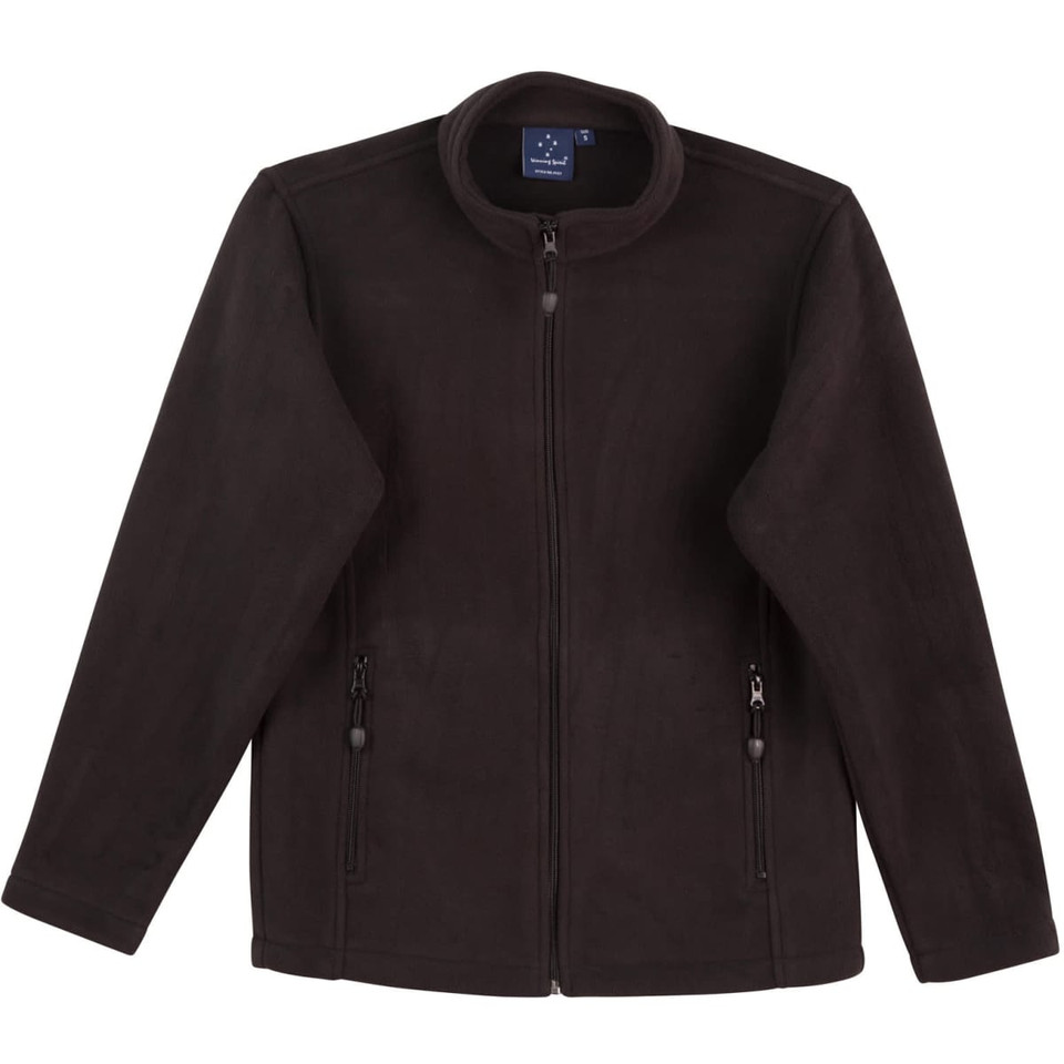 Mens bonded P/F full zip jacket