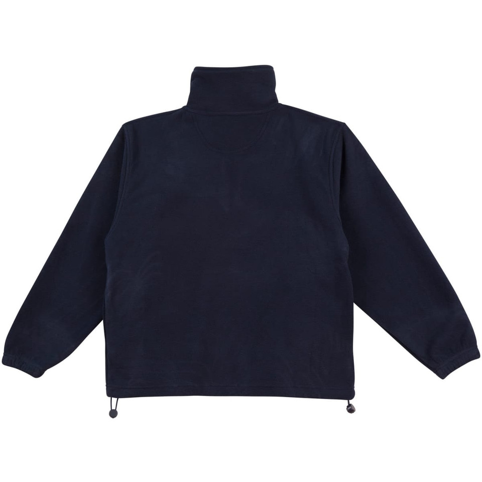 Kids' half zip polar fleecy pullover
