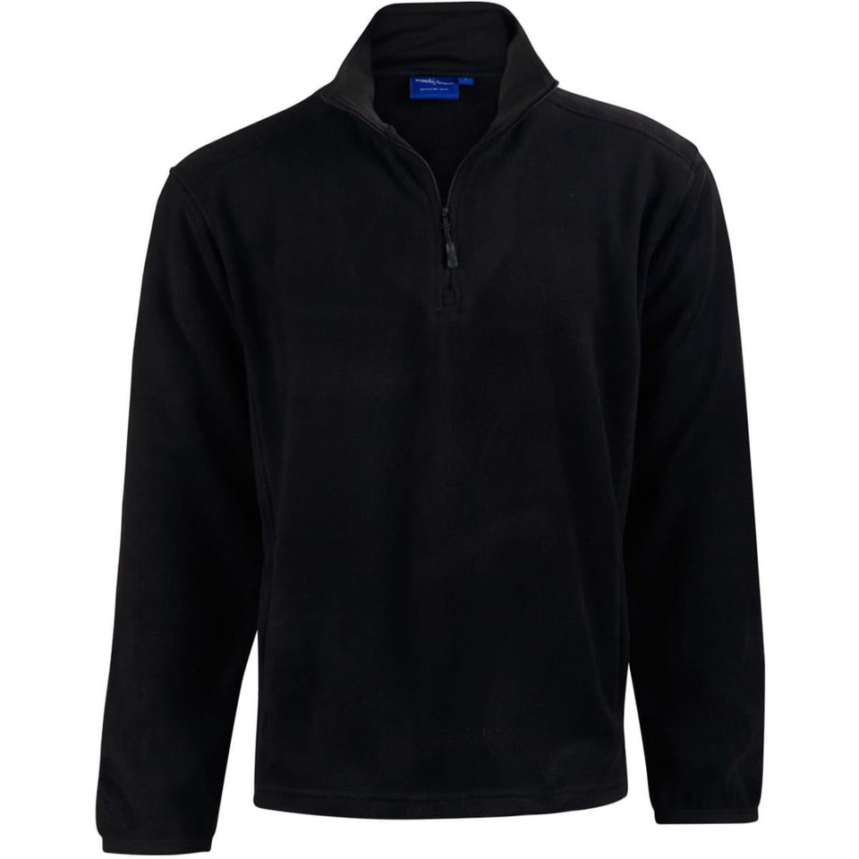 Adult's Half Zip Polar Fleece Pullover