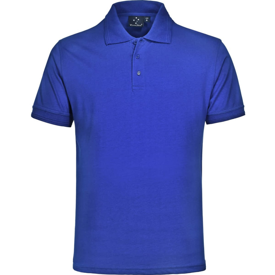 unisex cotton jersey polo