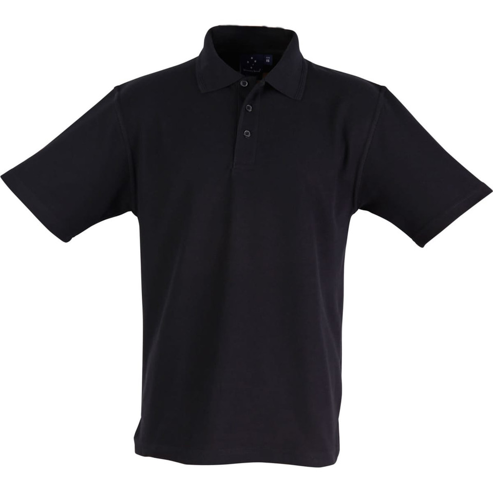 Unisex poly/cotton pique S/L
