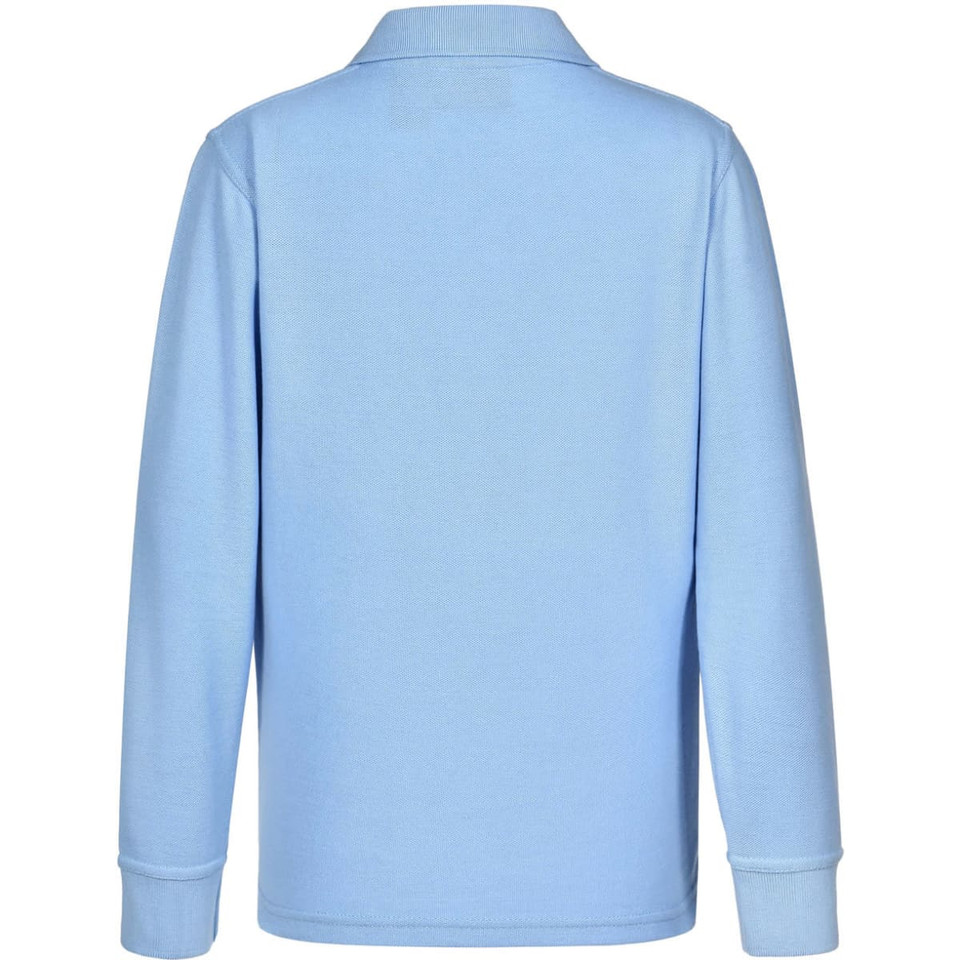Kids' 240gsm Poly/Cotton Pique L/S Polo
