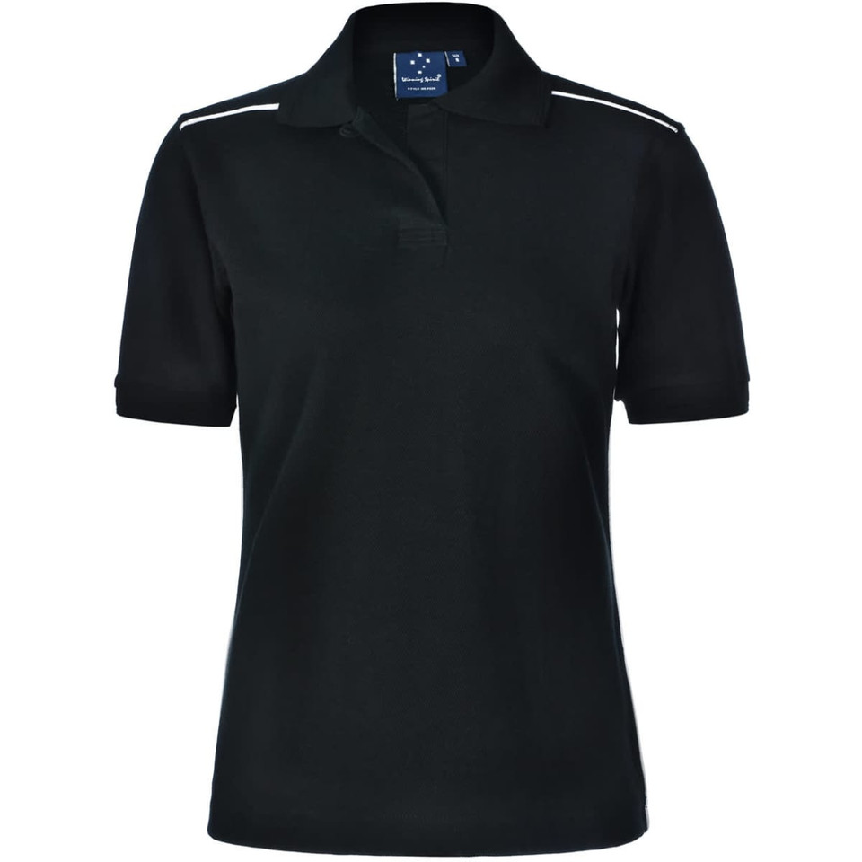 ladies' pure cotton contrast piping