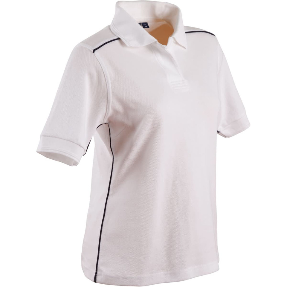 ladies' pure cotton contrast piping