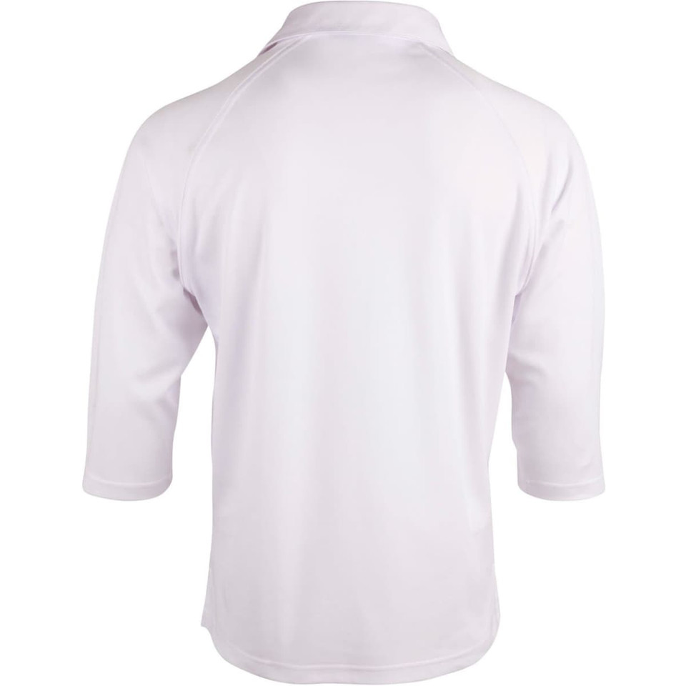 Mens 3/4 sleeve cricket polo