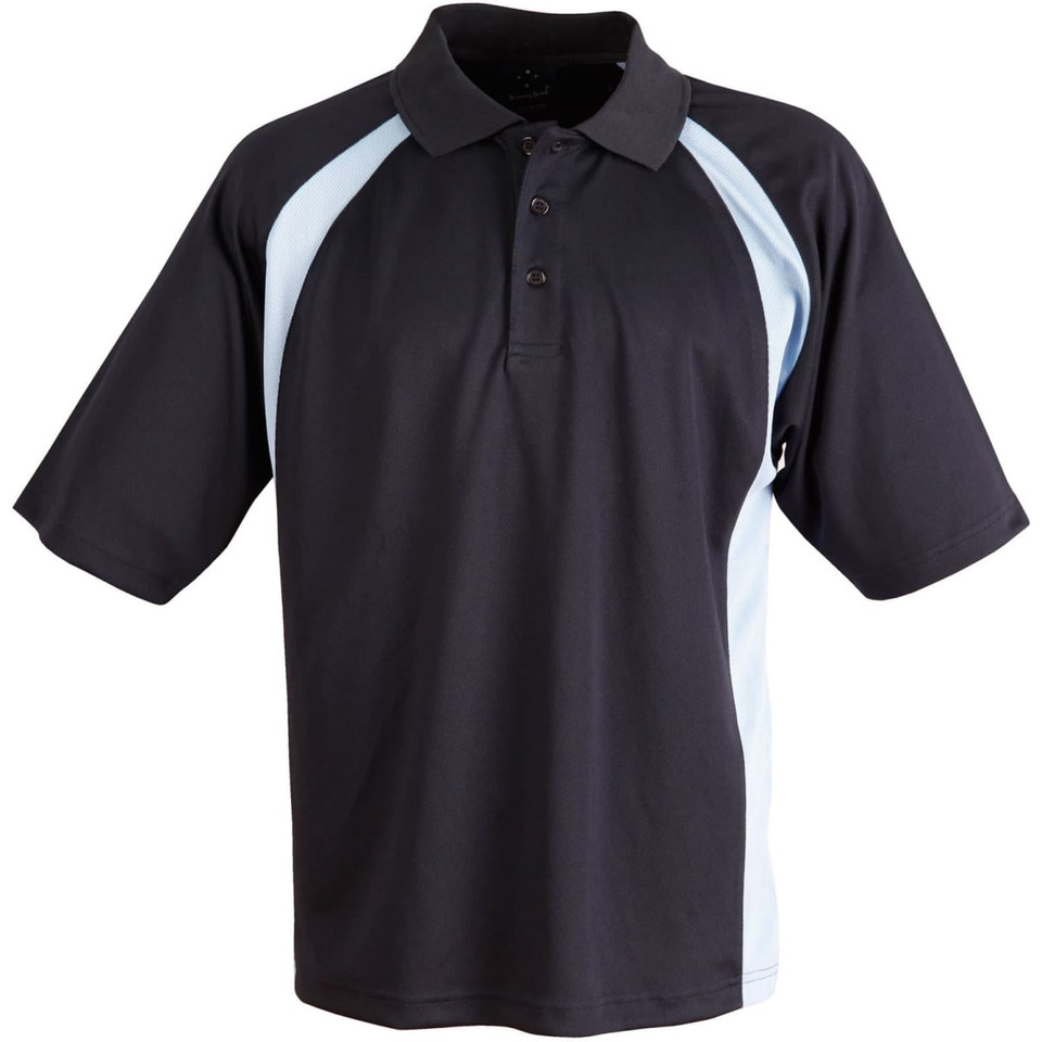 Men's CoolDry Micro-mesh Contrast Colour Polo