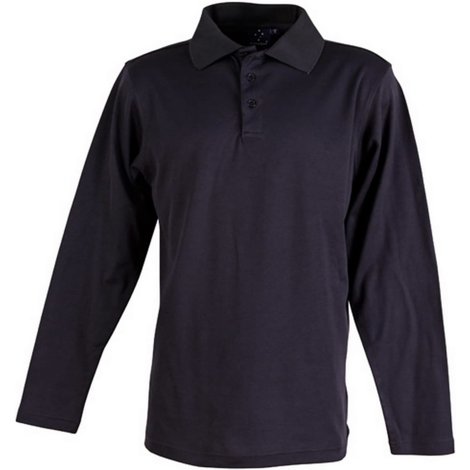 Men's Cotton Back Truedry L/S Polo