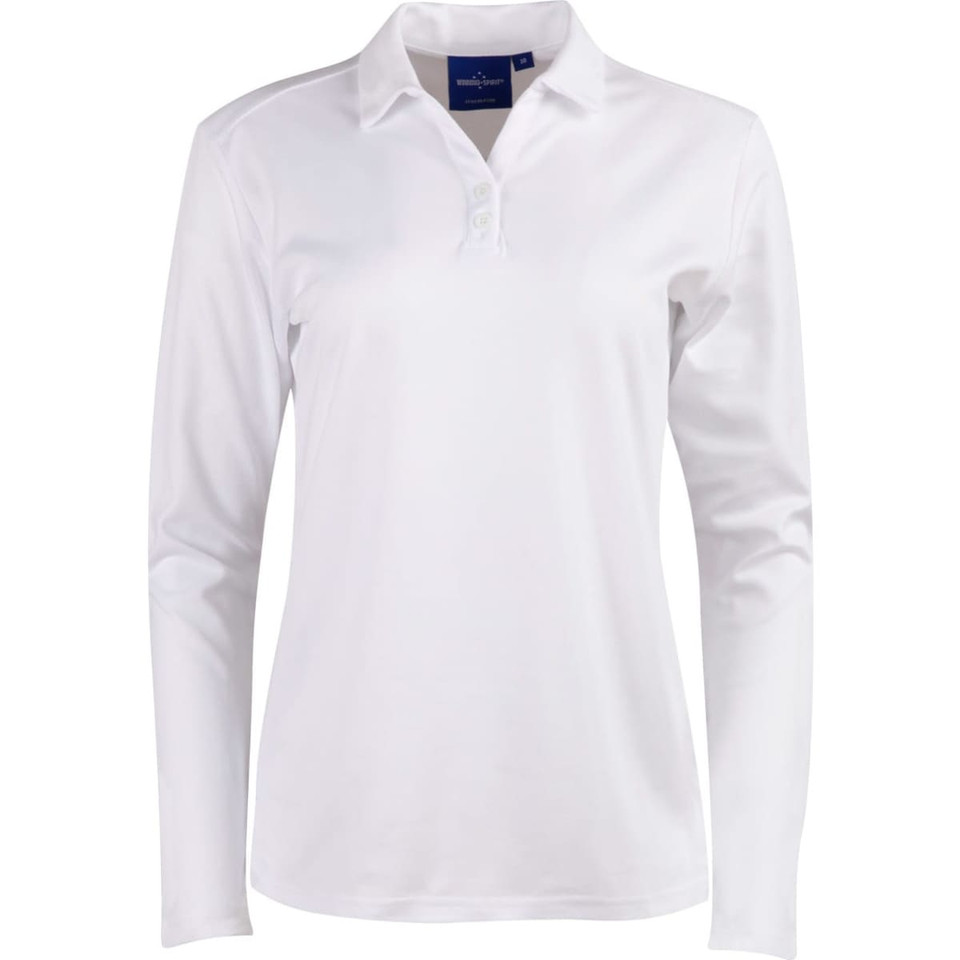 Ladies' Cotton Back Truedry L/S Polo