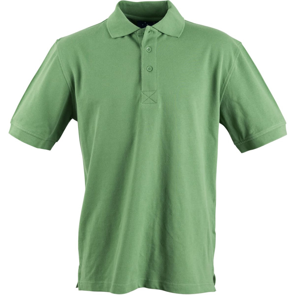mens S/S pique polo