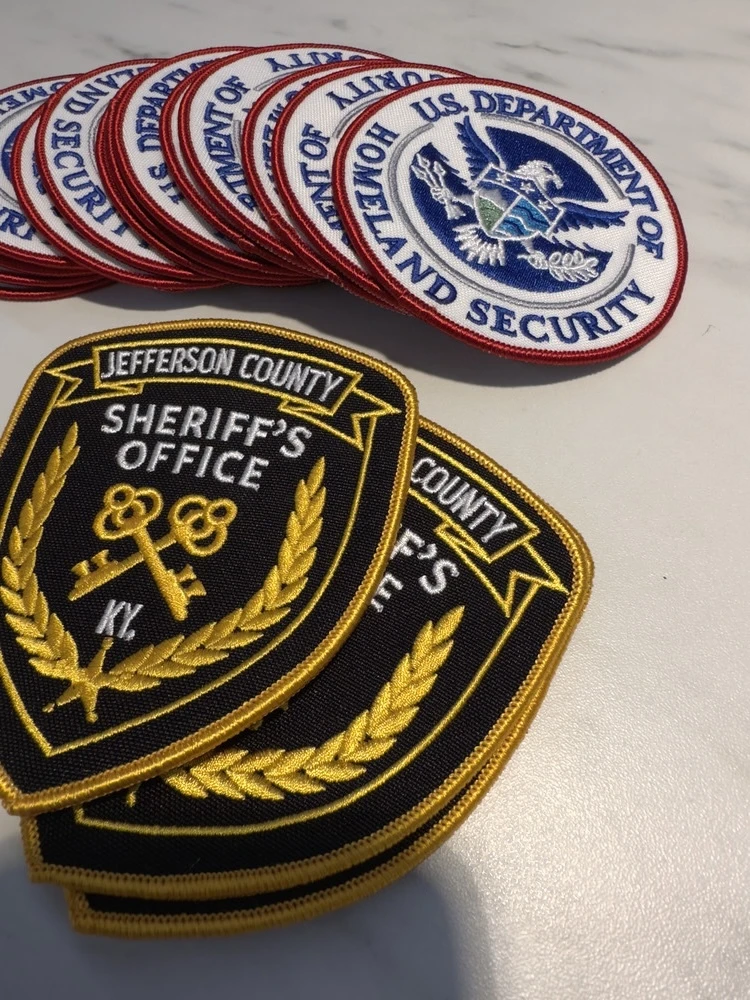 Custom embroidered patches for uniforms