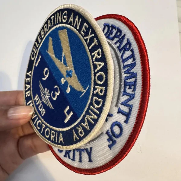 Stitched border Patches