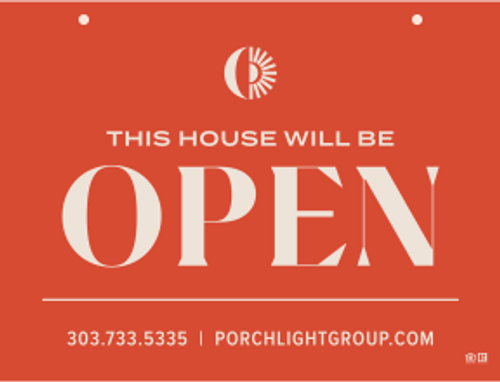 #06 PorchLight Open House Sign