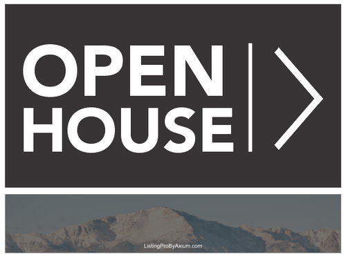 Open House Sign - 24"W x 18"H