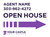 YCRE - 24"Wx 18"H Directional Open House Sign