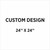 Custom Design 24'' x 24'' - YCRE, YCR, SRE