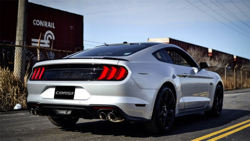 Corsa Performance Xtreme 3in Cat-Back Exhaust with Black Tips - 21001BLK (2018-2023 Mustang GT Fastback w/ Active Exhaust)