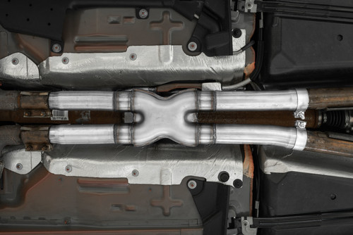 MBRP Armor Lite Resonator Delete X-Pipe - S7213AL