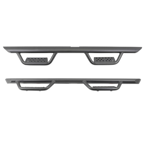 Go Rhino Dominator Extreme 73 Inch Textured Black D2 Side Steps - D20073T
