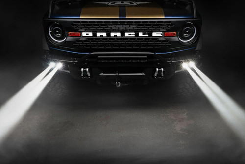 Oracle Lighting 21-24 Ford Bronco Off Road Laser and LED Fog Light Kit for Steel Bumper - 5928-LZZ-001 Photo - lifestyle view