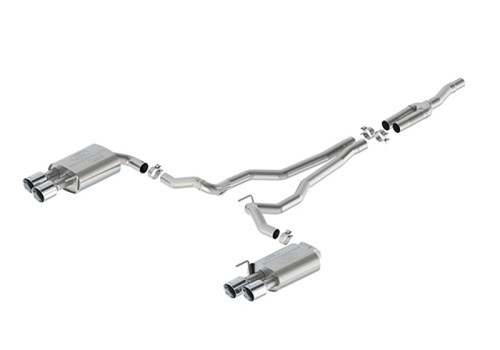 Ford Racing 2024 Mustang 2.3L Extreme Non-Active Cat-Back Exhaust w/GT Valance - Chrome Tip - M-5200-M2ECV User 1
