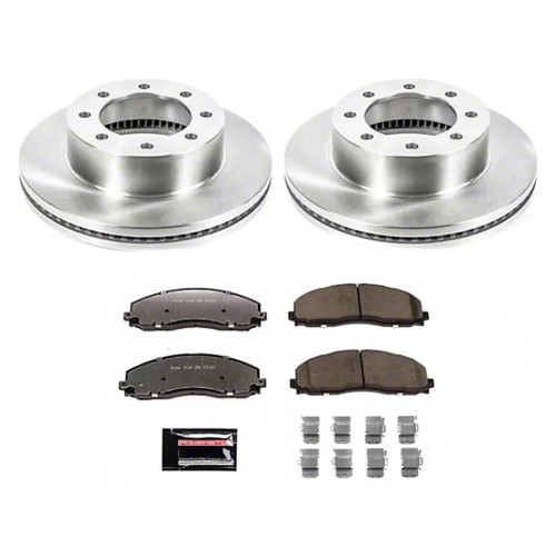 PowerStop Z36 Extreme Medium Duty Truck and Tow 8-Lug Front Brake Rotor and Pad Kit MDK6403