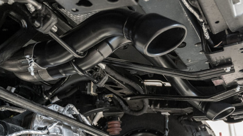 Borla 22-24 Ford Bronco Raptor V6 Turbo AT 2WD / 4WD ATAK Catback Exhaust w/ 4in Black Coated Tips - 140934CB User 2