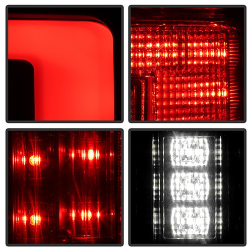 Spyder 21-23 Ford F150 (Halogen w/ Blind Spot) Full LED Tail Lights - Black (ALT-YD-FF15021HALBS-BK) - 5088789 Photo - Unmounted
