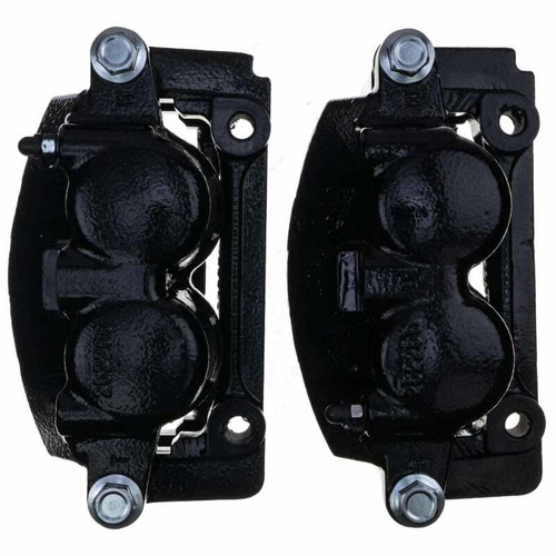 Power Stop 04-05 Ford F-150 Front Black Caliper - Pair w/Bracket - S4860BLK Photo - out of package