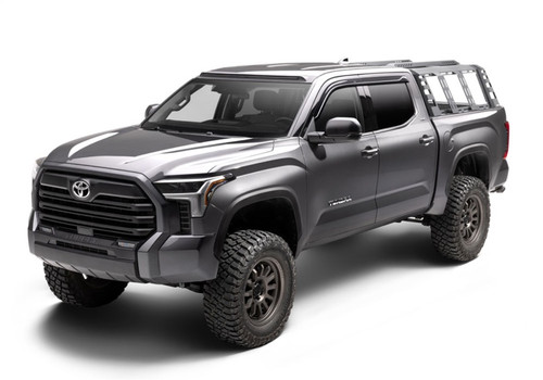 RealTruck 15-24 Ford F-150 5.5ft. Bed Ascend Overland Truck Rack - RT298503 Photo - Mounted
