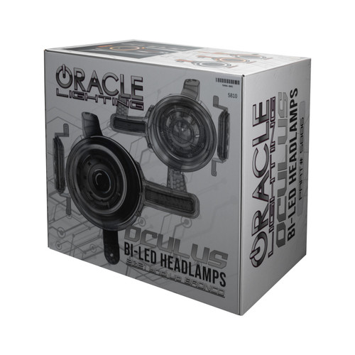 Oracle Ford Bronco 21+ Oculus  Bi-LED Projector Headlights SEE WARRANTY - 5886-001 Technical Drawing