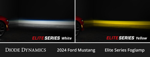 Diode Dynamics Elite Series Add-On Fog Lamp Kit White - DD7968 (2024-2025 Ford Mustang GT)