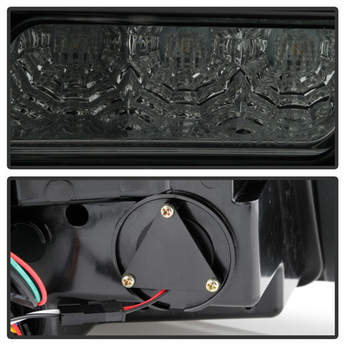 Spyder Smoked Light Bar Sequential Turn Signal LED Tail Lights - 5085115 (2010-2012 Mustang)