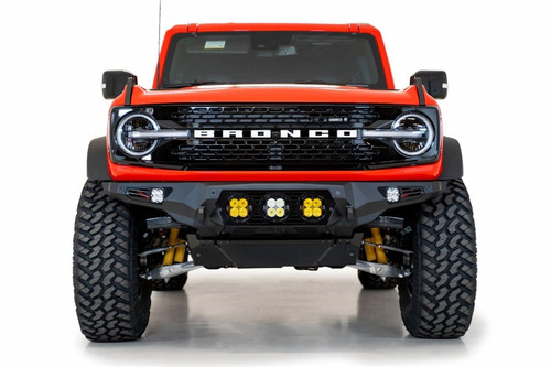 Addictive Desert Designs Bomber Front Bumper for Baja Designs LP6 Round Lights - F230194120103