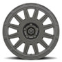 ICON Ricochet 17x8, 5x4.5in, 38mm Offset, 6in BS, Satin Black Wheel - 7017806560SB