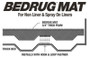 BedRug 2024 Ford Ranger 5ft. Bed Truck Bed Mat - BMR24DCS Technical Drawing