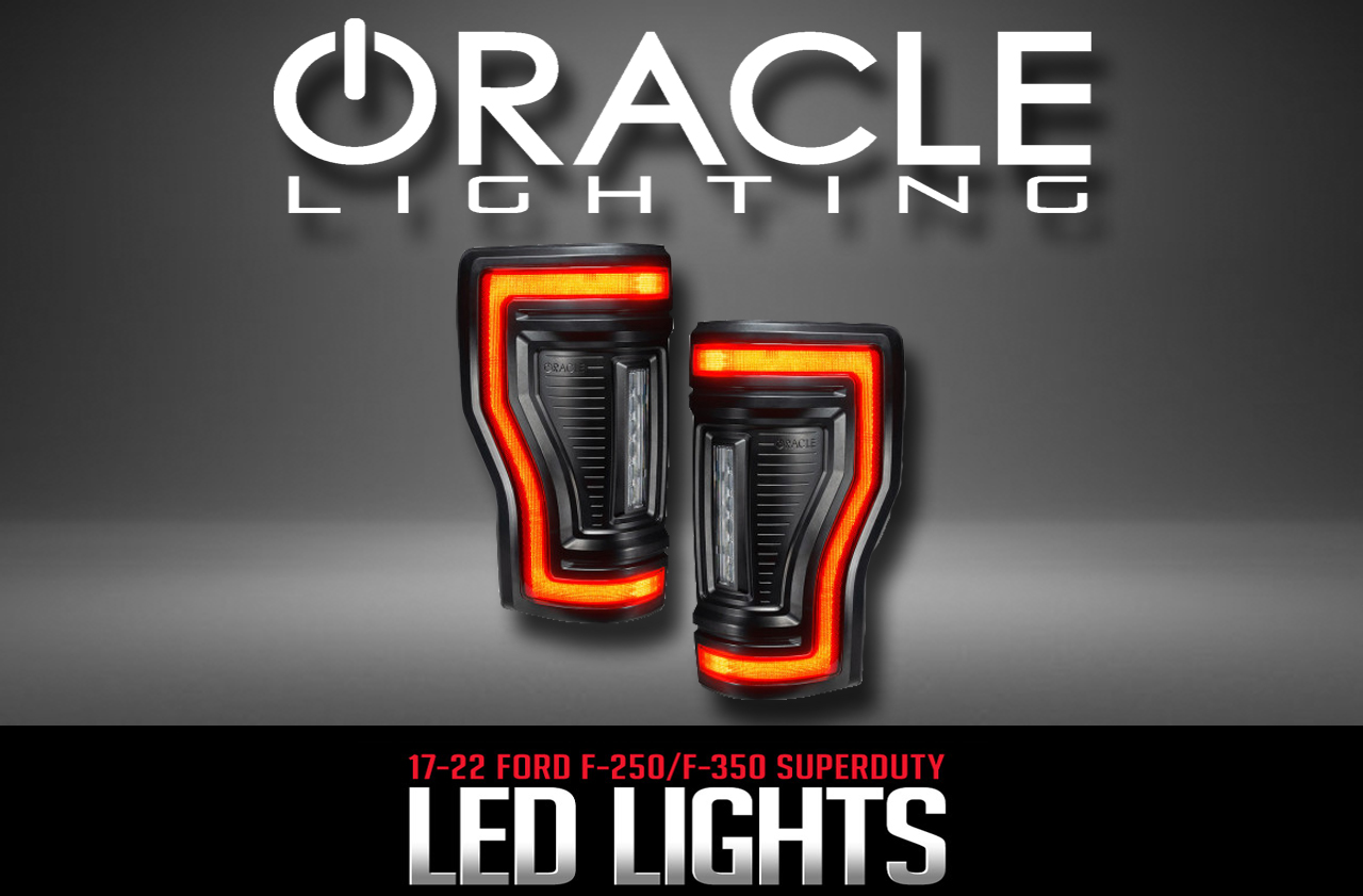 Oracle Lighting Flush Mount LED Lights: 2017-2022 F250/F350 Super Duty