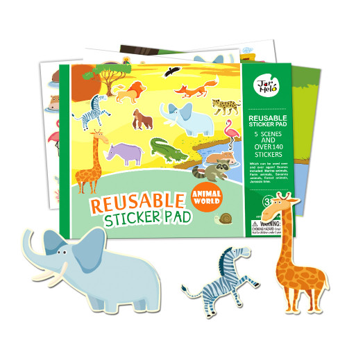 Reusable Sticker Pad Animals