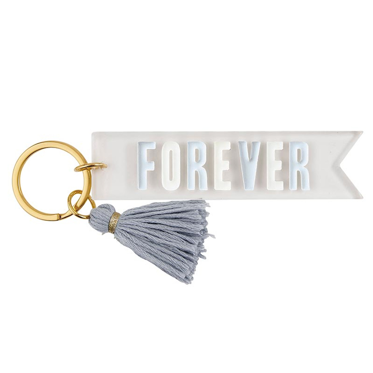 Acrylic Keychain - Forever - Santa Barbara Design Studio