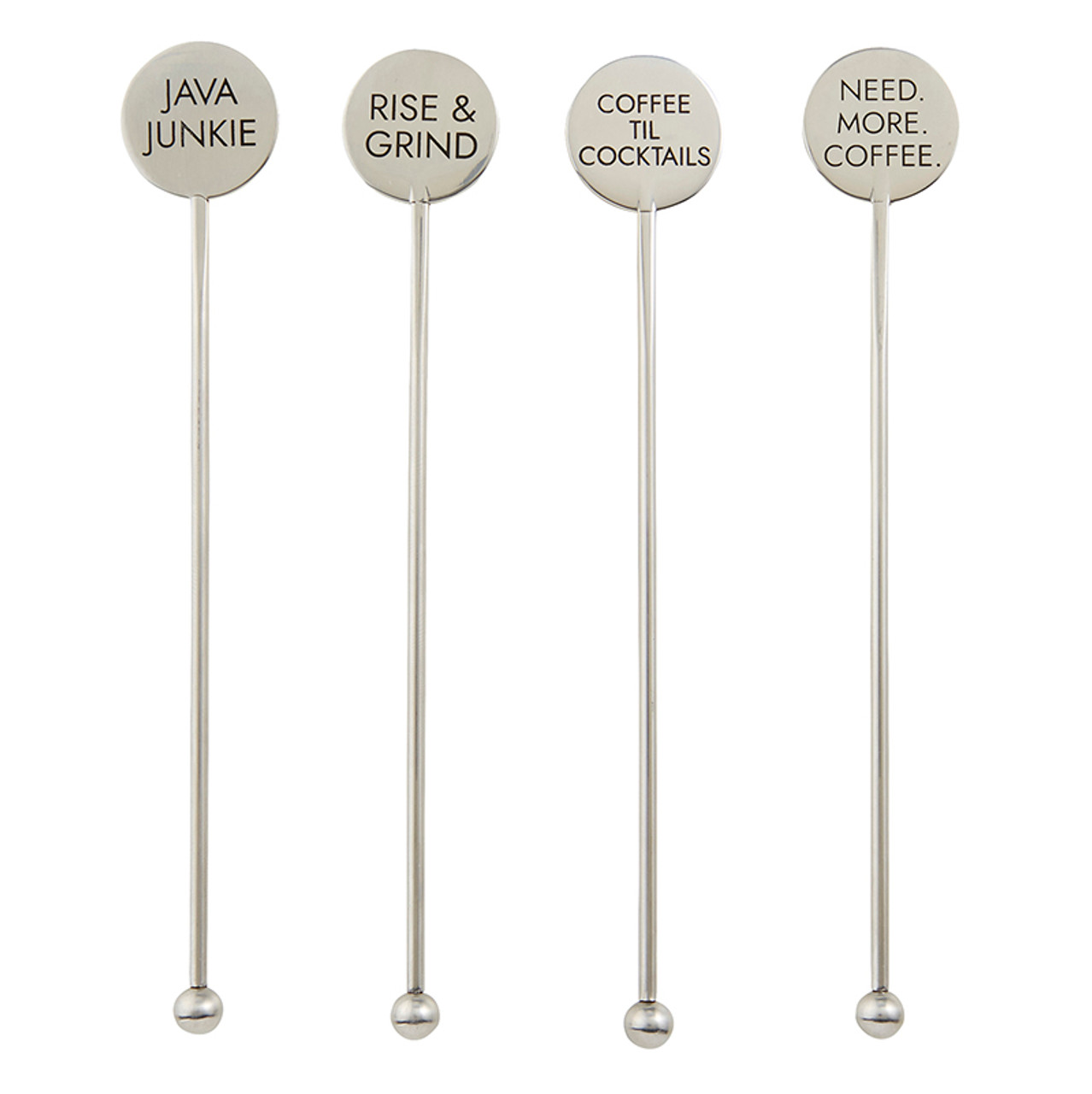 Premium Stainless Steel Coffee Stirrers Reusable Stir Sticks for