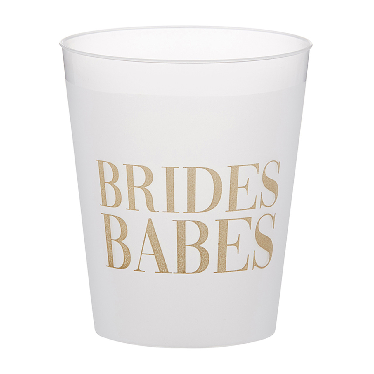 Bride + Babe Glass Can Cups