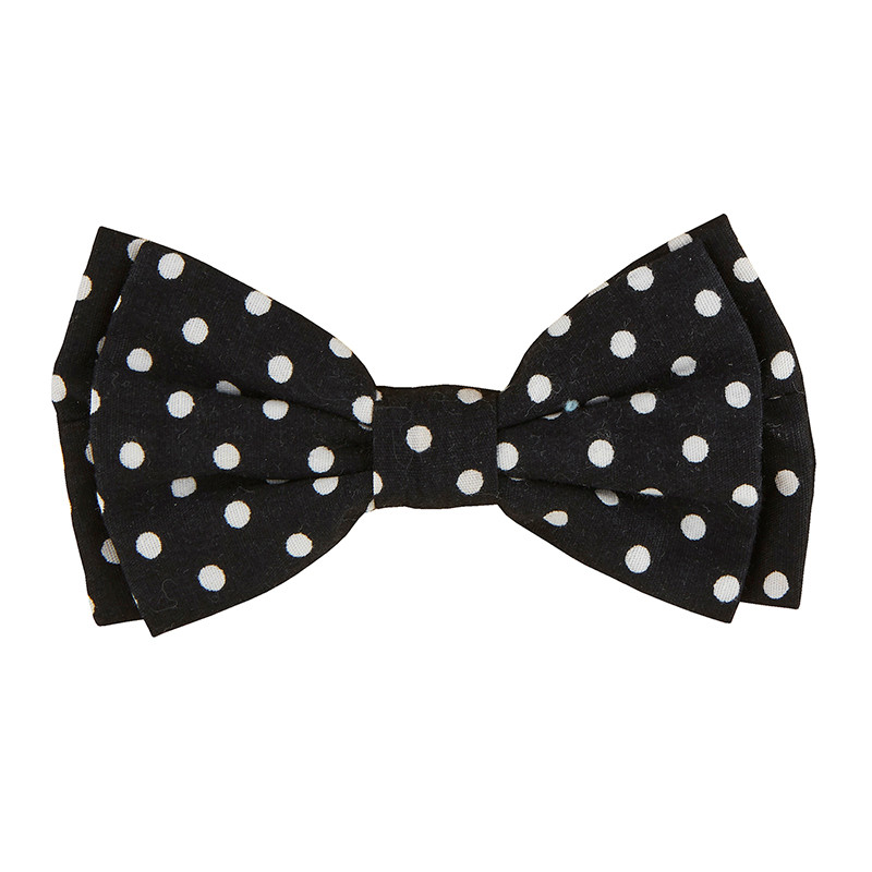 Pet Bow Ties - Black Polka Dot - Santa Barbara Design Studio